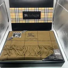 Burberrys バーバリー 膝掛け ウールブランケット未使用