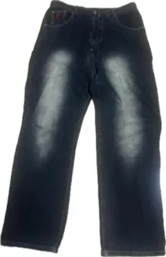 Sandy John ショーンジョン デニムパンツ ヴィンテージ加工 レザー