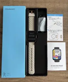 スマートウォッチ 腕時計 1.85インチ 星空ゴールド