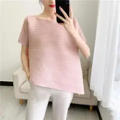 新品 プリーツアメシストチュニック F