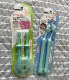 【新品】Pigeon 乳歯ブラシ　仕上げ用ブラシ 子ども　赤ちゃん　12ヶ月