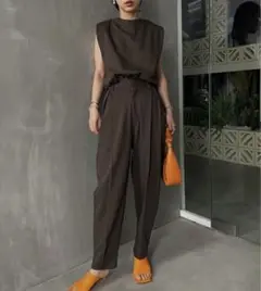 ameri アメリ JERSEY EGG PANTS SET UP