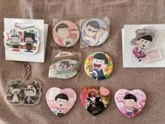 おそ松さん　缶バッジ　アクリルキーホルダー　アクリルスタンド