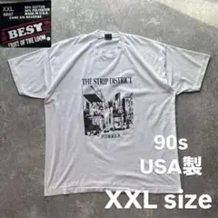 90s USA製　フルーツオブザルーム　プリント　Tシャツ　エロT 古着
