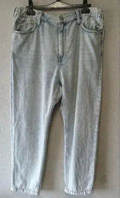 H＆M MENSライトブルー ダメージデニムパンツ