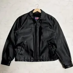 美品✨ヴィンテージ A2 レザージャケット ライナー付き ブラック L~XL位