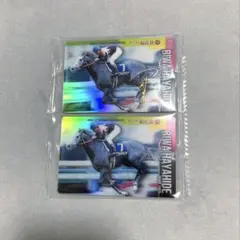 【サラブレッドホースコレクション】 ビワハヤヒデ箔押しサイン×ノーマルセット
