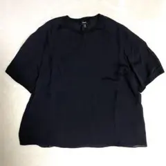 2025ss Theory Silk Combo Boxy Tee C