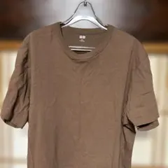 UNIQLO 4XL ブラウン Tシャツ