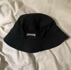 THRASHER バケットハット　黒　メンズ　レディース
