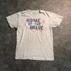 【ヴィンテージ】HYBRID プリントTシャツ グレー 古着used SM70