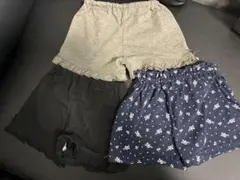 まとめ売り 3枚セット ショートパンツ ショーパン 90 95