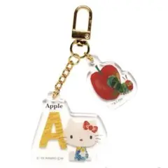 はらぺこあおむし×ハローキティ ツインアクリルキーホルダー　A