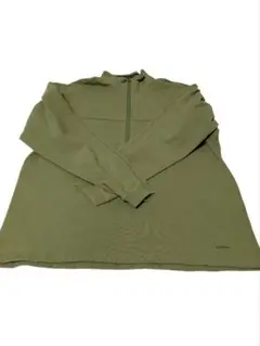 【90s〜00s】patagonia L 黄緑 ストレッチハーフスウェットシャツ