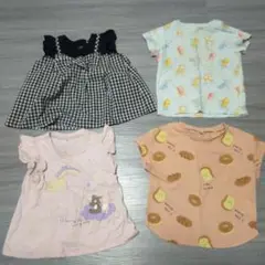 女児　半袖Tシャツ　4枚セット