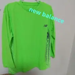 new balance 蛍光グリーン Lサイズ トップス