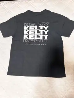 ケルティ coen バックプリント 半袖 Tシャツ ブラック