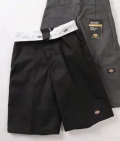 【Dickies】 ワイドルーズ TCツイルショーツ/ スケーターショートパンツ