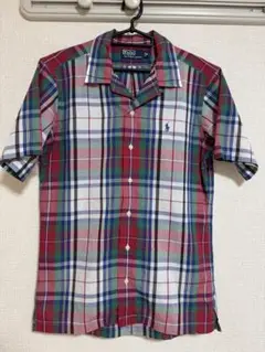 Polo by Ralph Lauren 半袖シャツ M チェック柄