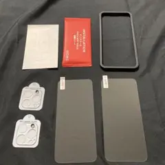 iPhone 15 Pro Max ガラスフィルム ガイド枠付き 【2枚強化ガラ