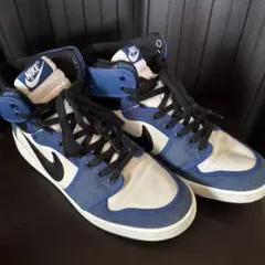 NIKEエアジョーダン青白黒ハイカット
