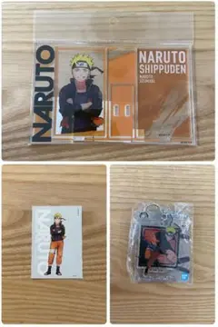 NARUTO ベースヤード アクスタ プレート うずまきナルト他その1