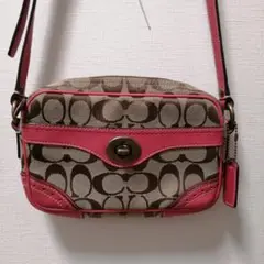COACH ミニショルダーバッグ ピンク