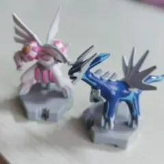 【美品】モンコレプラス ディアルガ パルキア フィギュア