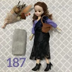 リカちゃん　ハンドメイド服　♡ 187 秋服