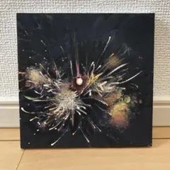 アクリル画：線香花火（約20cm×20cm）