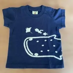 JAM MARKET ネイビー 魚イラスト Tシャツ 90
