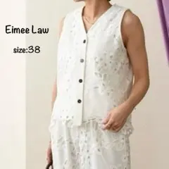 Eimee Law エイミーロウ カット ワーク フラワー ベスト トップス