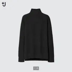 UNIQLO／プレミアムラムケーブルハイネックセーター（長袖）