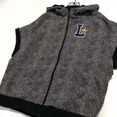 美品 adidas LA レイカーズ 半袖パーカー レディースM