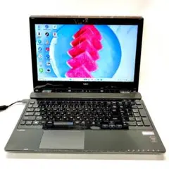 大容量1000GB❣️Windows11 NEC カメラ付 艶黒 ノートパソコン