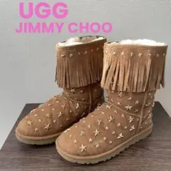 UGG x JIMMY CHOO ムートンブーツ スタッズ