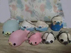 まめゴマ　スクイーズ　フィギュア
