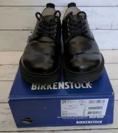 ✨極美品✨ビルケンシュトック クレイヴァル シボ革 ブラウン 42 BIRKENSTOCK ビルケンシュトック KLEFAR（クレイヴァル）メンズ