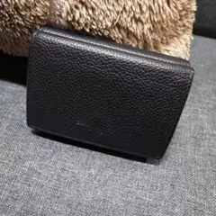 正規品☆サンローラン 折りたたみ財布 黒 コンパクトウォレット バッグ 財布