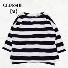 美品✨️CLOSSHI　クロッシー【M】ボーダー　カットソー　　Tシャツ