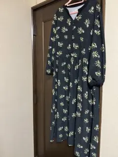 フェリシモ 猫部 猫ちゃん ロングワンピース