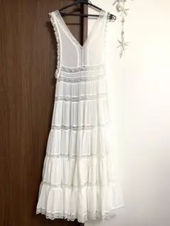 ラベルエチュード ロングワンピース レース