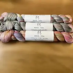 刺し子糸 グラデーション #20/6 125m ３点セット