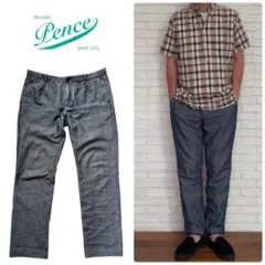 イタリア製【PENCE】ヘリンボーンデニム　トラウザーズ