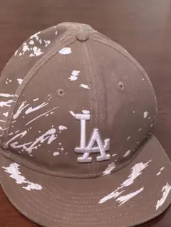 New Era LAロゴ ベージュキャップ 値下げ⭕️