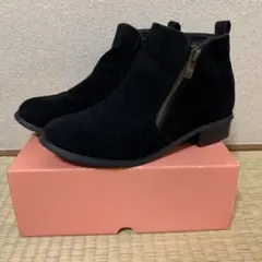スウェードショートブーツ 24〜24.5