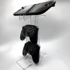 新品 訳アリ☆ゲームコントローラースタンド 3段 ヘッドホンスタンド付き