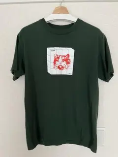 STUDIO SKATEBOARDS ボックス　プリントTシャツ　M グリーン