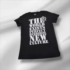 RUSS-K グラフィックプリント Tシャツ M 黒 P63