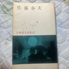 日本詩人全集 17 佐藤春夫